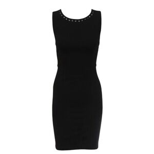 CATHERINE MALANDRINO TIED UP SLEEVELESS DRESS Black Size Medium